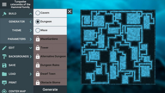 اسکرین شات بازی ProDnD Tabletop Game Manager and Dungeon Generator 1