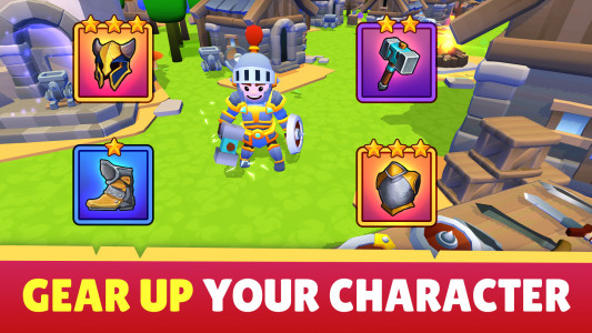 اسکرین شات بازی Craft and battle: idle knight 4