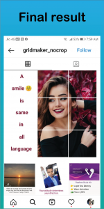 اسکرین شات 4 برنامه Grid Maker for Instagram (Inst