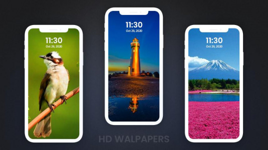 اسکرین شات برنامه HD Wallpapers - Backgrounds 1