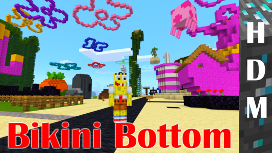 اسکرین شات 3 برنامه Bikini Bottom Bob MCPE