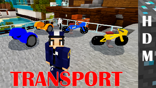 اسکرین شات 2 برنامه Simple Transport mod for mcpe