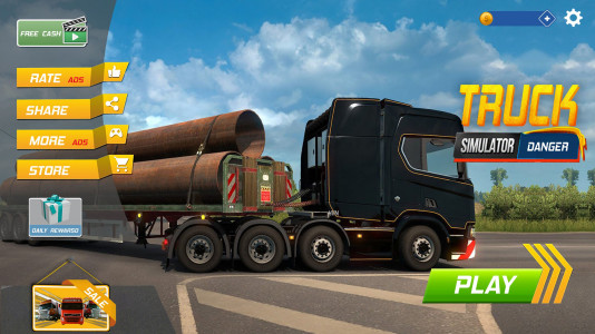 اسکرین شات بازی Heavy Truck Simulator 2 : Mega 1