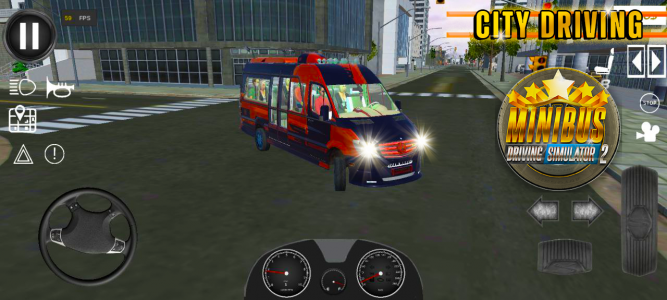 اسکرین شات بازی Minibus Simulator-City Driving 6