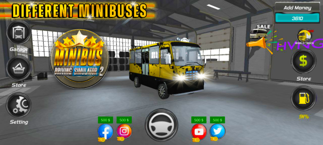 اسکرین شات 4 بازی Minibus Simulator-City Driving
