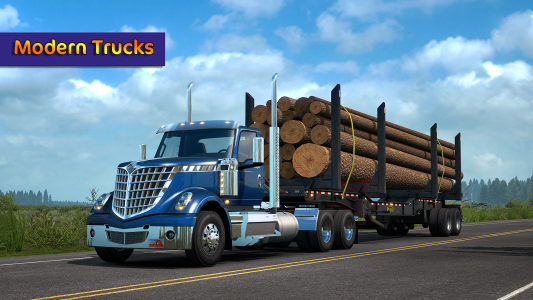 اسکرین شات بازی Truck Simulator Wood Transport 4
