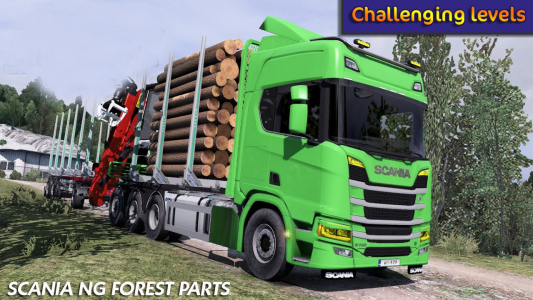 اسکرین شات بازی Truck Simulator Wood Transport 5