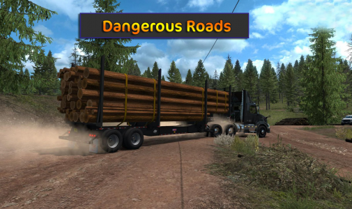 اسکرین شات بازی Truck Simulator Wood Transport 3