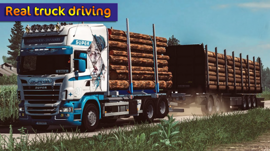 اسکرین شات بازی Truck Simulator Wood Transport 2