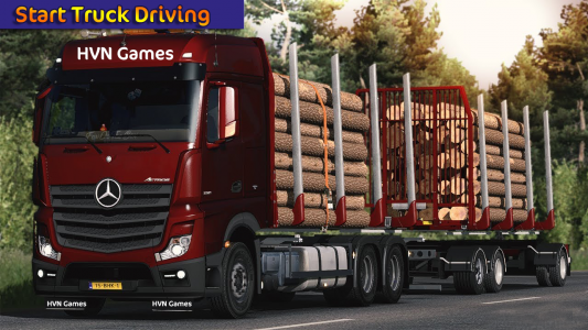 اسکرین شات بازی Truck Simulator Wood Transport 1