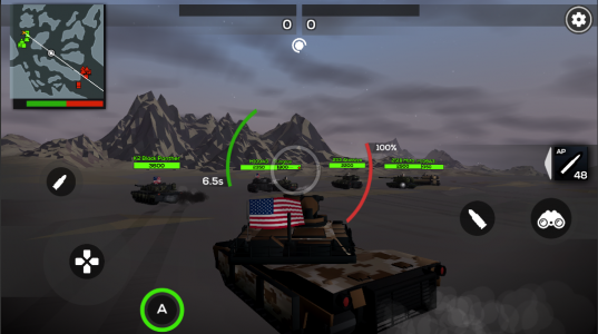 اسکرین شات بازی Poly Tank 2 : Battle war games 6