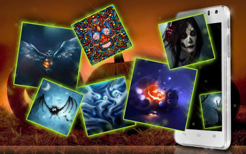 اسکرین شات برنامه Halloween Live Wallpaper 🎃 Scary Backgrounds 8