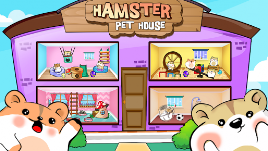 اسکرین شات برنامه Hamster Pet House Decorating Games 5
