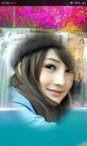 اسکرین شات 1 برنامه Waterfall Photo Frames