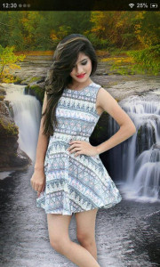 اسکرین شات 5 برنامه Waterfall Photo Frames