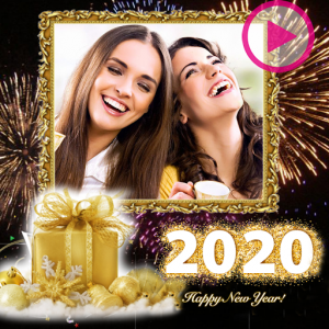 اسکرین شات برنامه Happy New Year video maker 2021 5