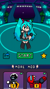 اسکرین شات بازی Hatsune Miku FNF Mod Test 1