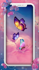 اسکرین شات برنامه Cute Butterfly wallpapers 7