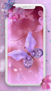 اسکرین شات برنامه Cute Butterfly wallpapers 5