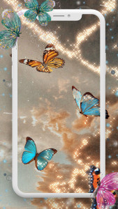 اسکرین شات برنامه Cute Butterfly wallpapers 4