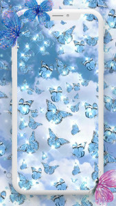 اسکرین شات برنامه Cute Butterfly wallpapers 6