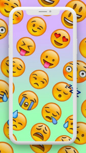 اسکرین شات برنامه Funny Emoji Wallpapers - Smiley Face 2
