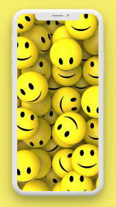 اسکرین شات برنامه Funny Emoji Wallpapers - Smiley Face 1