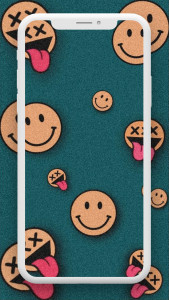 اسکرین شات برنامه Funny Emoji Wallpapers - Smiley Face 6