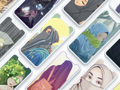 اسکرین شات برنامه Hijab Wallpapers HD – Girly M, Muslimah 5