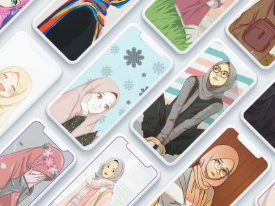 اسکرین شات برنامه Hijab Wallpapers HD – Girly M, Muslimah 2