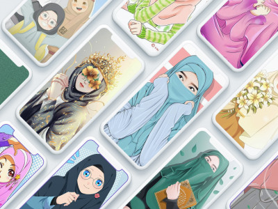 اسکرین شات برنامه Hijab Wallpapers HD – Girly M, Muslimah 1