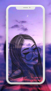 اسکرین شات برنامه Purple Wallpaper offline 💜 I purple you 💜 3