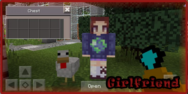 اسکرین شات 3 برنامه Girlfriend Mod for MCPE