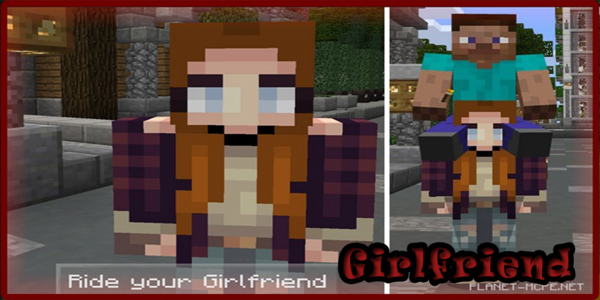 اسکرین شات 4 برنامه Girlfriend Mod for MCPE