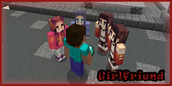 اسکرین شات 1 برنامه Girlfriend Mod for MCPE