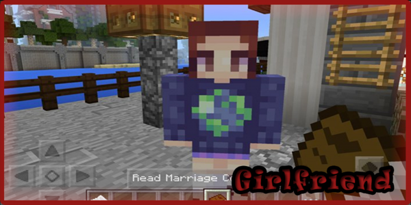 اسکرین شات 2 برنامه Girlfriend Mod for MCPE