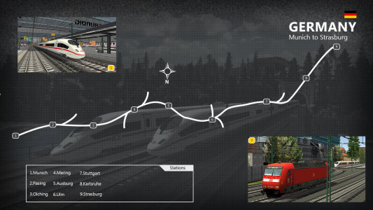 اسکرین شات بازی Euro Train Simulator 2: Game 7