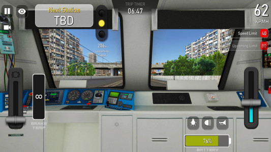 اسکرین شات بازی Indian Local Train Sim: Game 2