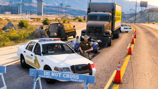 اسکرین شات بازی Police Cop Chase Racing Crime 5