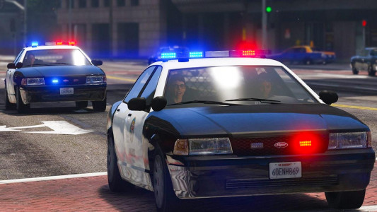 اسکرین شات بازی Police Cop Chase Racing Crime 1