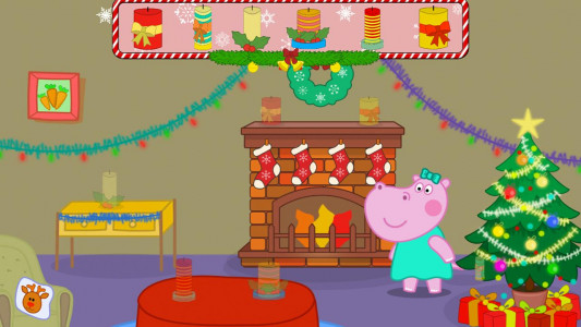 اسکرین شات بازی Hippo: Christmas calendar 2