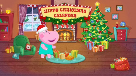 اسکرین شات بازی Hippo: Christmas calendar 1