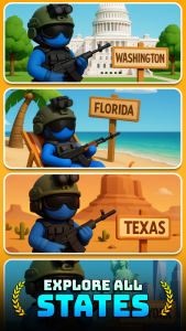 اسکرین شات 3 بازی Fight For America: Country War