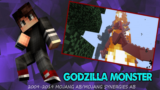 اسکرین شات بازی Mod Godzilla: Monster for MCPE 5