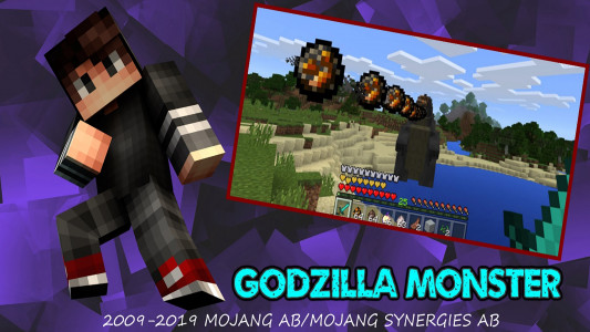 اسکرین شات بازی Mod Godzilla: Monster for MCPE 3