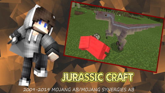 اسکرین شات برنامه Mod Jurassic Craft : Dinosaurs 5