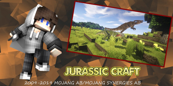 اسکرین شات برنامه Mod Jurassic Craft : Dinosaurs 1