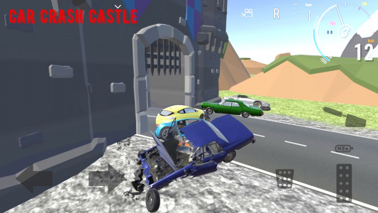 اسکرین شات بازی Car Crash Castle 6