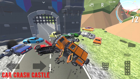 اسکرین شات بازی Car Crash Castle 1