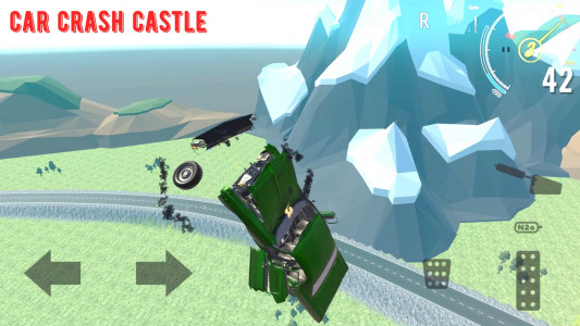 اسکرین شات بازی Car Crash Castle 2